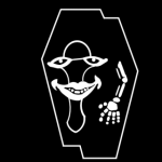 Laughing Coffin with background