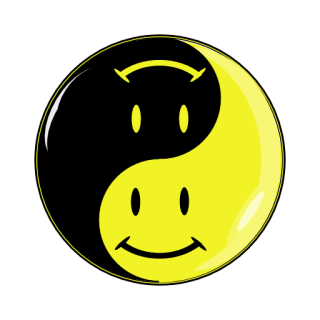 Yin Yang Smiley - 1