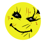 Yellow Scary Face