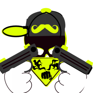 gangta jaune fluo
