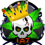 187 crowned skull